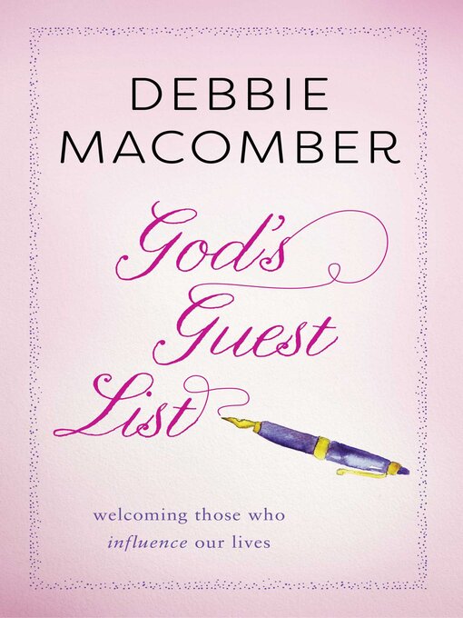 Title details for God's Guest List by Debbie Macomber - Wait list